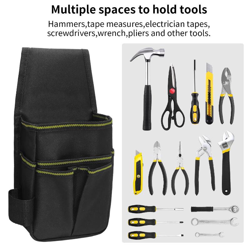 Multi Functional Tools Bag Waist Pouch Belt Storage Holder Organizer Garden Tool Kits Waist Packs Oxford Cloth Pocket Tool Pouch