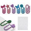 Earrings Silicone Molds Jewelry Making Mold Paper Clip Shape Pendant Moulds Silicone Texture Present for Art Enthusiasts
