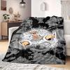 ONE PIECE Print Blanket Warm Comfortable Flannel Blanket Suitable for Bedrooms,Sofas, Beds,Chairs,Travel -QIAO83