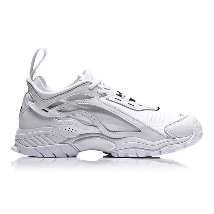 Li Ning Aurora Skyline Низкие Повседневные Кроссовки Женские Чисто-белые AGLN242-1
