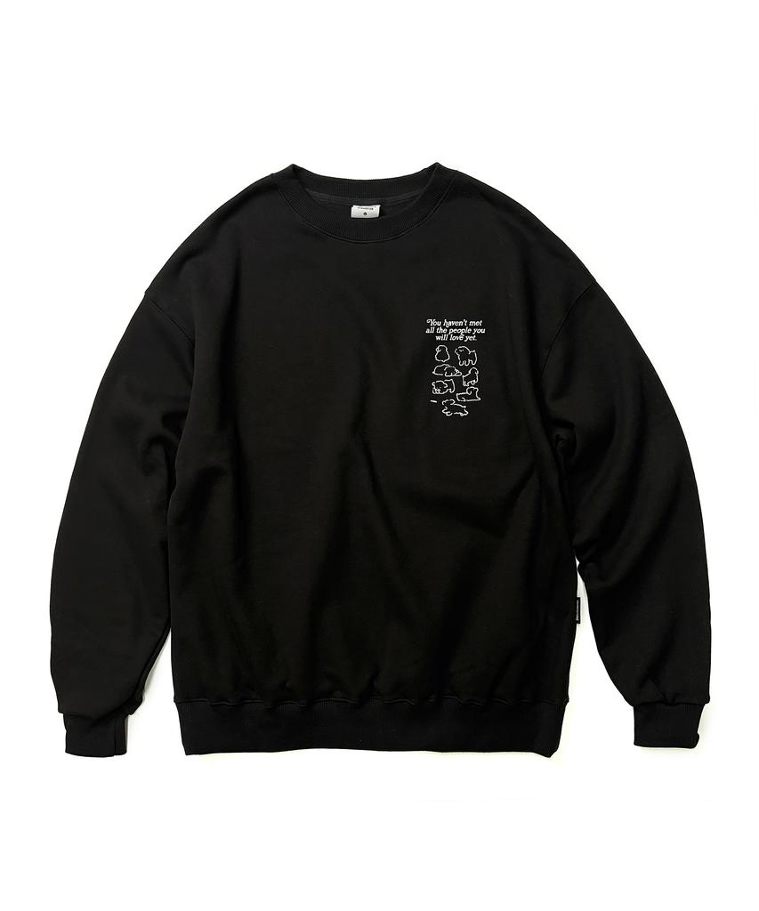 ABNORMALTHING Ply Loose Fit Sweatshirt Black