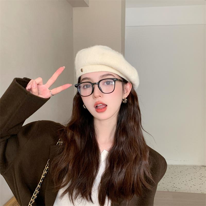 Берет женская шляпа весна осень мода маленькая голова талия шерстяная японская корейская универсальная шляпа тыква осень зима шляпа художника