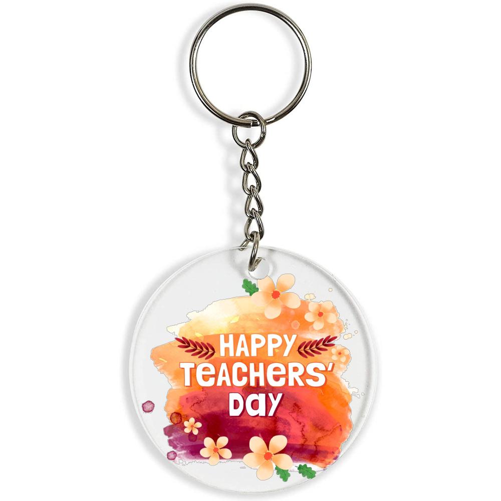 С Днем учителя Лучшее акриловое кольцо с алфавитом Акриловые брелоки-подвески Оригинальный и практичный подарок учителю
