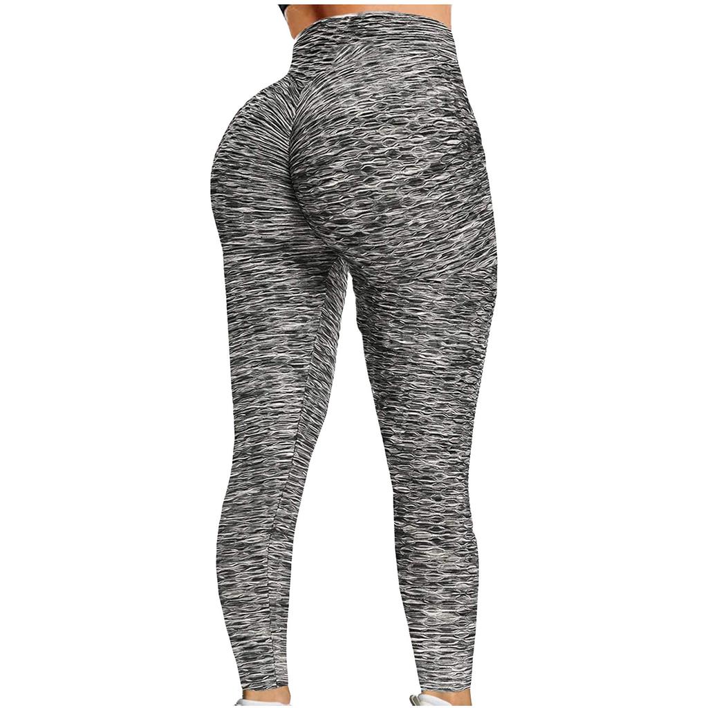 Женские штаны для йоги с высокой талией для упражнений на подъем бедер, фитнеса, бега и йоги