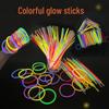 Disposable Luminous Glow Sticks: Seven-Color Bracelets for Concerts, Outdoor Events, Kids, and Dance Parties