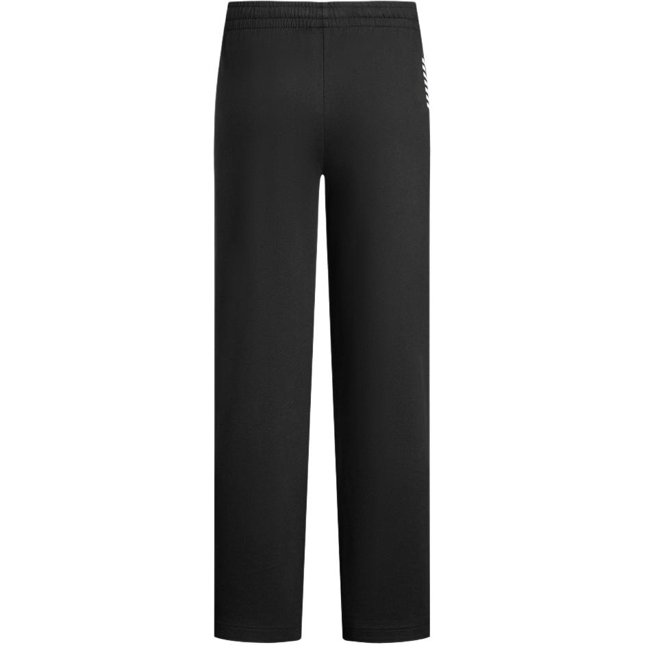 Emporio Armani EA7 Осень/Зима 24 Брюки повседневные мужские с принтом логотипа-буквы, на шнурке, прямого кроя, низ черный 8NPP65-PJVRZ-1200