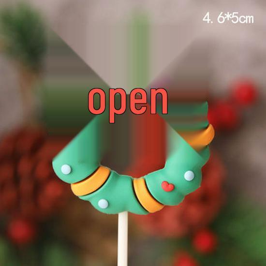 Рождественский декор: Вставки для карточек, Топперы для торта, Гирлянда из чашек, Украшения для венков, Клубничная башня, Мультяшные украшения в виде звезд и деревьев.