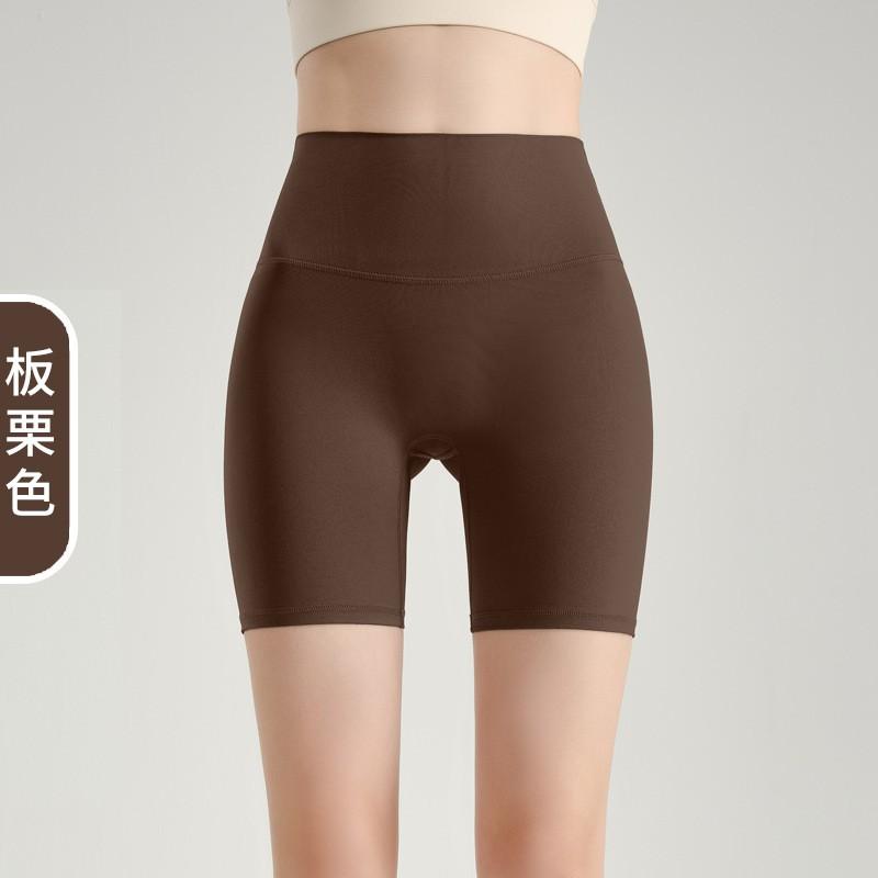 High-Waisted Yoga Shorts Women Breathable Compression 3/4 Leggings Running Gym Cycling Fitness