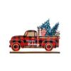 3pcs/set DIY Christmas Wooden Car Decorations Cartoon Christmas Car Ornament  Christmas