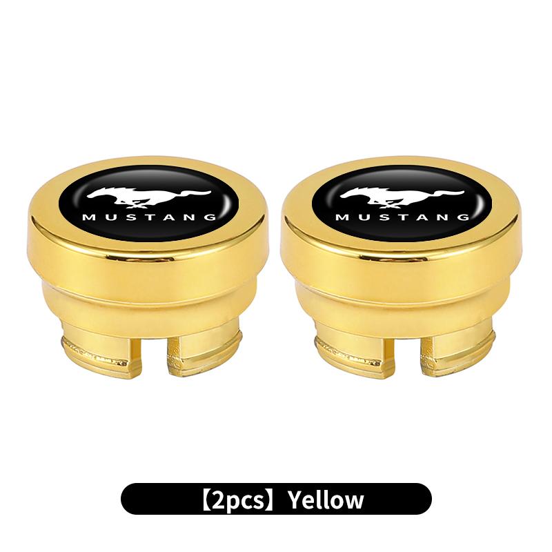 For Ford 1/2PCS Car Logo Cigarette Lighter Dust Plug Button Socket Protective Cover Escort KA Flex Everest KA Expedition Falcon APQ1