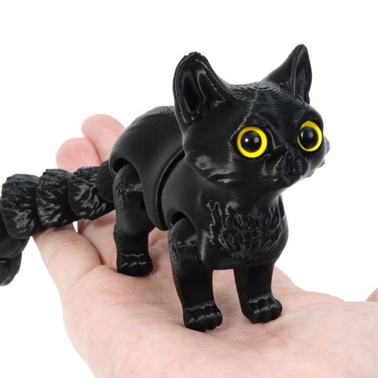 Yousheng 3D печатная игрушка для кошек гибкие суставы шарнирная модель кошки для взрослых 3D печатные игрушки для животных для домашнего офиса декор для класса