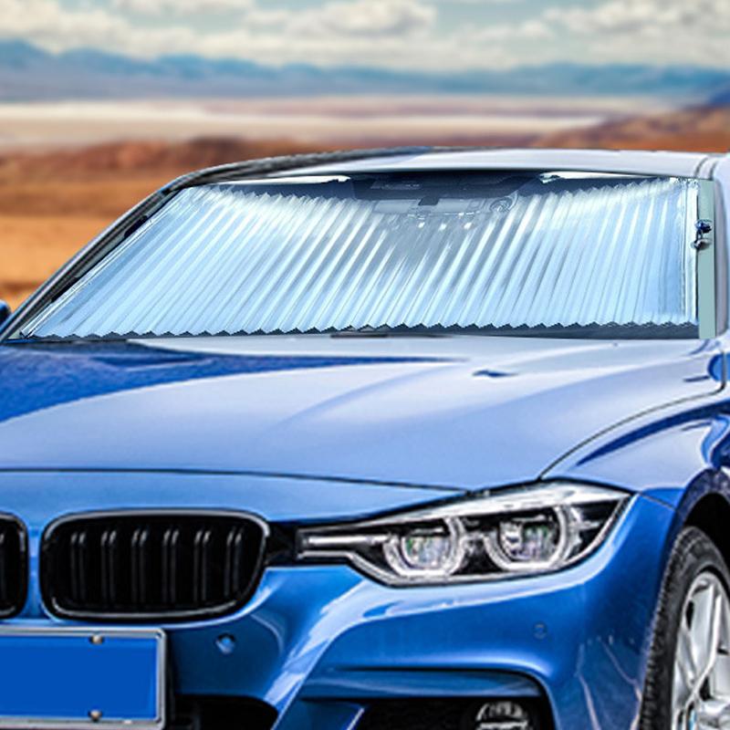 Автоматический выдвижной автомобильный козырек от солнца на лобовом стекле, занавеска с защитой от ультрафиолета, солнцезащитный козырек, автомобильный солнцезащитный козырек