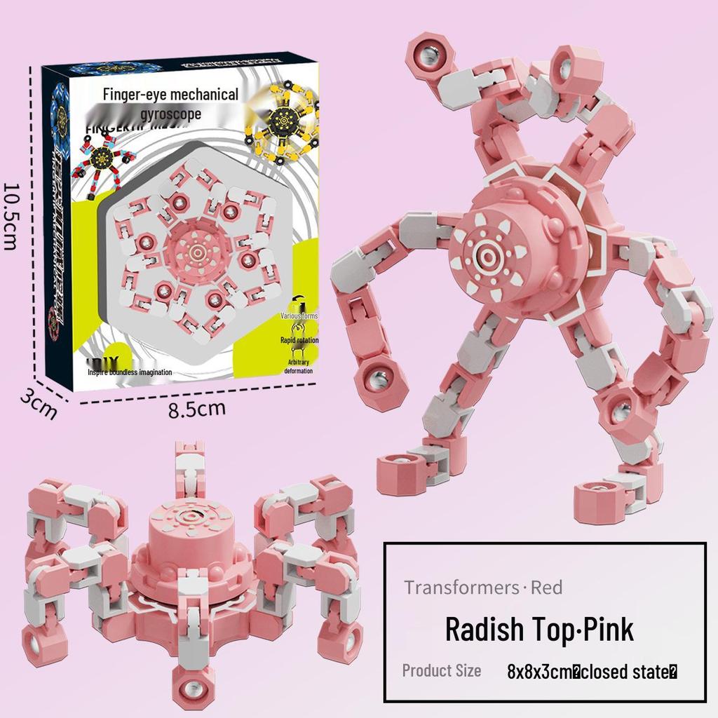 Деформируемая светящаяся игрушка-гироскоп: Образовательный механический фиджет для детей