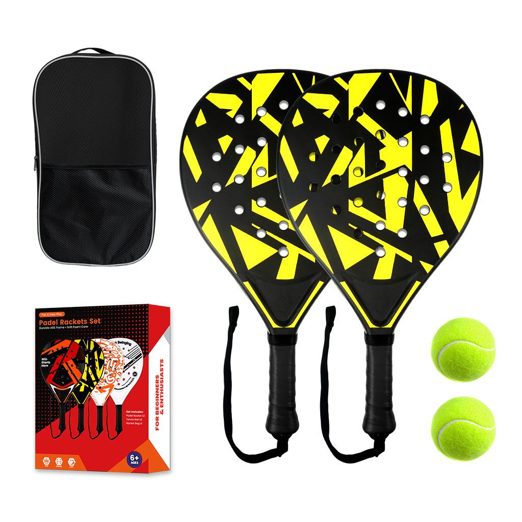 Recreational Padel Racket Beginner Friendly Comfortable Grip Balanced for Outdoor Court