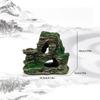Fish Tank Green Grass Aquarium Decorative Resin Aquarium Accessories Aquarium Stone Cave Mountain Scenery Ornaments