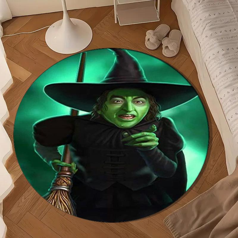 Wonderful Wizard Adventure Round Rug for Livingroom,Bedroom, Palyroom, Chair Rug, Area rug, Circle Carpet, Large Size Fan Christmas gift