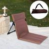 Beach Seat Cushion, Floor Chair with Back Support Mattress, Foldable Chair Cushion with Carrying Bag
