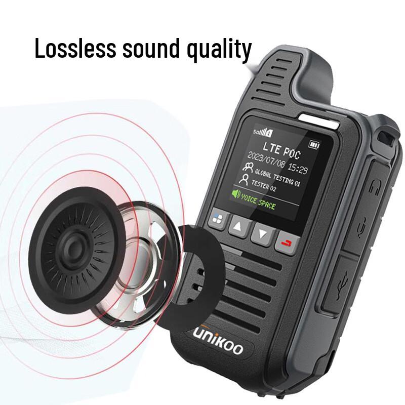 UNIKOO Obsidian 4G/5G Long-Range Network Walkie-Talkie (CN version)