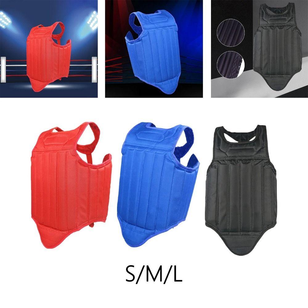 Oxford Cloth Taekwondo Protective Vest Body Protector Boxing Breast Guards Unisex