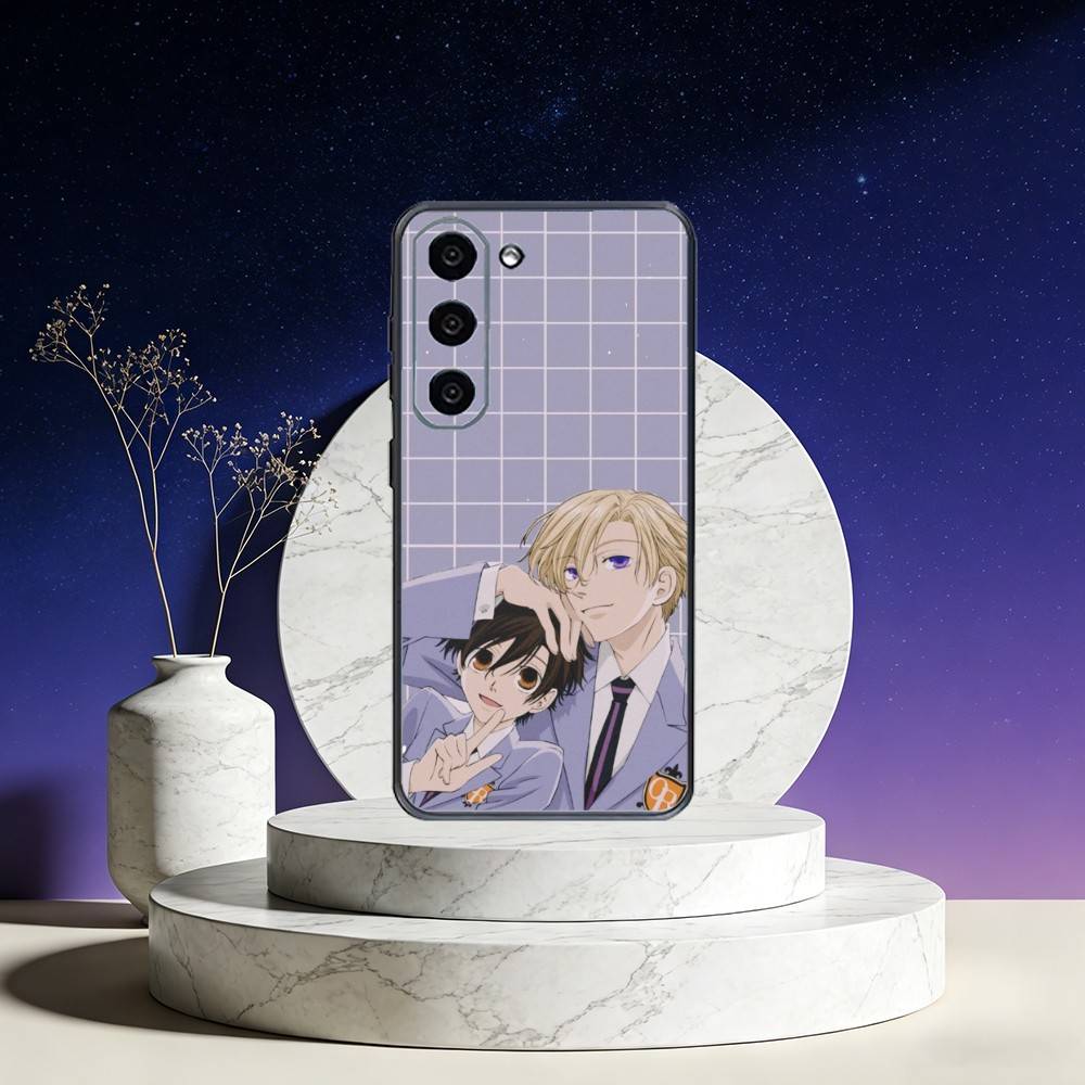 O-Ouran High School Host Club Phone Case For Samsung Galaxy A73,A72,A71,A70,A53,A52,A51,Others Soft Black Cover