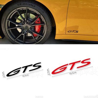 2 шт. Новый стайлинг автомобиля Значок-эмблема кузова GTS Наклейка Для Cayenne Cayman Panamera Macan 911 718 928 901 930 Аксессуары