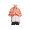 adidas Свободный крой флисовая куртка с капюшоном на молнии с цветными блоками женские куртки оранжевые IK9864