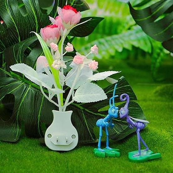 Mini Tulip Night Light Soft Romantic Sensor Baby Bed Room Lamp Home Decor