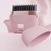 Mini Rechargeable Straightener Brush Portable Travel Lightweight Fast Heating Hot Comb 3 Temperature Setting Adjustable Electric Hair Styling Brush