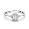 Tancise Classic 925 Sterling Silver  Zircon Ring Ladies Jewelry Wedding Promise Party Gift