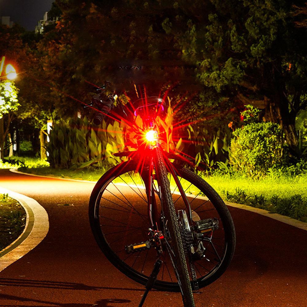 Красный/белый велосипедный задний фонарь Перезаряжаемый велосипедный задний фонарь Передний велосипедный фонарь Предупреждающий задний фонарь Фонарь для горного велосипеда Задний фонарь