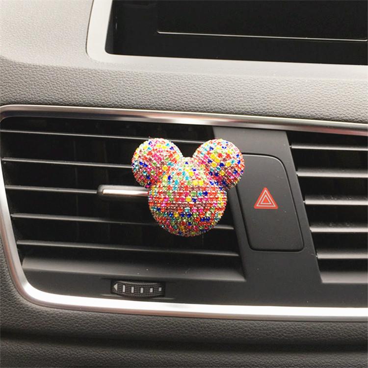 Милый маленький кролик Стайлинг автомобильный освежитель воздуха автомобильный кондиционер на выходе ароматерапевтический зажим декоративный зажим