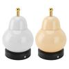 Pear Gourd Table Lamp Touch Control Stepless Dimmable 3 Light Modes Cordless Rechargeable Desk Lamp 