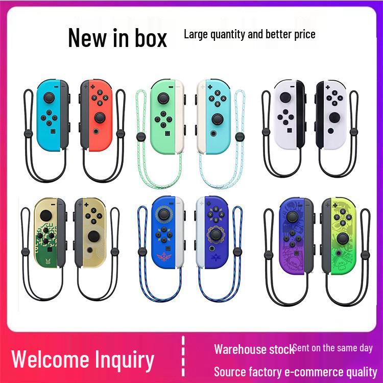 Совместимые контроллеры Joy-Con для консоли Switch 1-го поколения со съемным слайд-креплением и ремешком на запястье