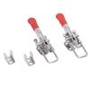 2Pcs Toggle Clamp Pull Latches Adjustable Stainless Steel 400lbs Capacity Set Kit