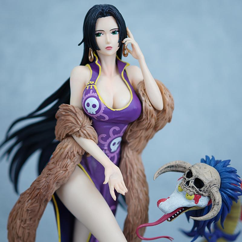 Идеальная Фигурка One Piece В Наличии Змеиная Цзи Женская Императрица Ручной Работы 37см Анимация Резонанс Украшения Коллекционная Фигурка Руки