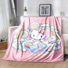 1шт. Плед Hello Kitty «Радужные Мечты» - Идеально для Дома, Офиса, Улицы, Идея для Подарка, Подходит для Всех Сезоновz041754