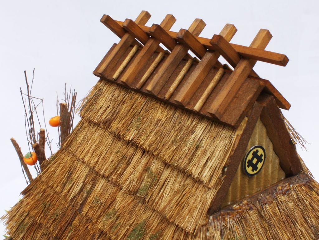 Billy Handmade Dollhouse Highway Shuzan Miyama Thatched Roof 8616 Kit, Series, Highway, House,