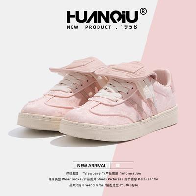 Глобальные милые кроссовки для женщин ins tide 2025 весна новые популярные универсальные белые туфли на мягкой подошве ZHQ-HQ063