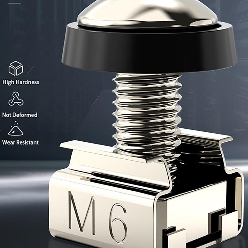 10 шт. M6 X 16 мм гайки-клетки для монтажа в стойку, винты и шайбы для серверного шкафа для монтажа в стойку, полок для серверов для монтажа в стойку, маршрутизаторов