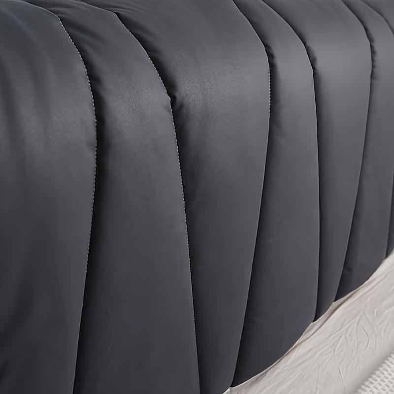 Luxury All-inclusive Thicken Quilted Headboard Cover Technology Cloth Bed Head Cover Solid Color Dust Protector Cover Easily Clean Headboard Cover