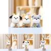 High-quality Plush Toy Bee Dog Doll Keychain In Orange White And Gray Colors For All Ages