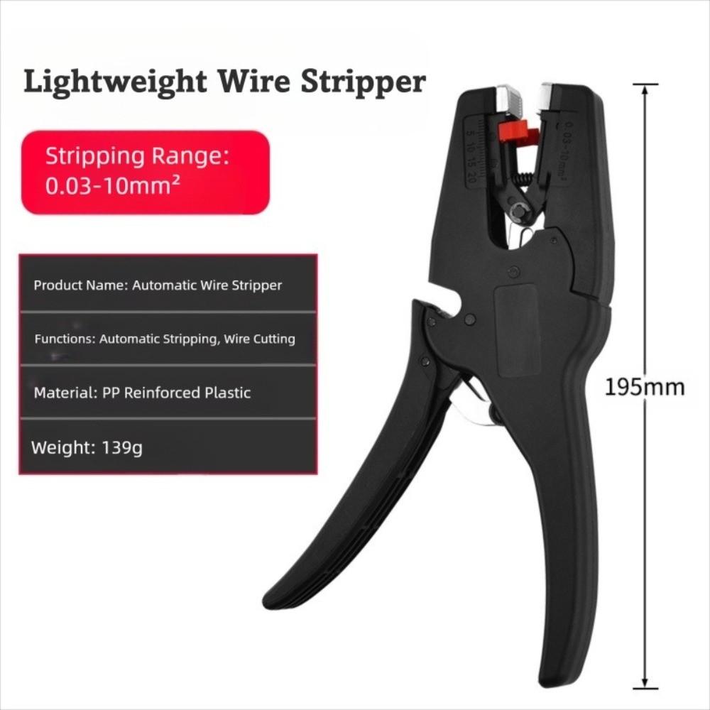 Mini Automatic Wire Stripper 2 in 1 Cutting Pliers Stripping Pliers for 0.03-10mm2 Cable Cutting