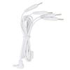 2.35mm Electrode Heat Wires 3.94ft TENS Unit Replacement Lead Wires Connector Cables for