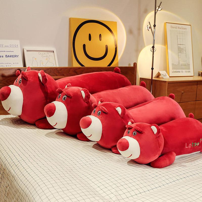 Plush Red Lotso Toy Soft Filled Doll Room Decorations Children Holiday Gift