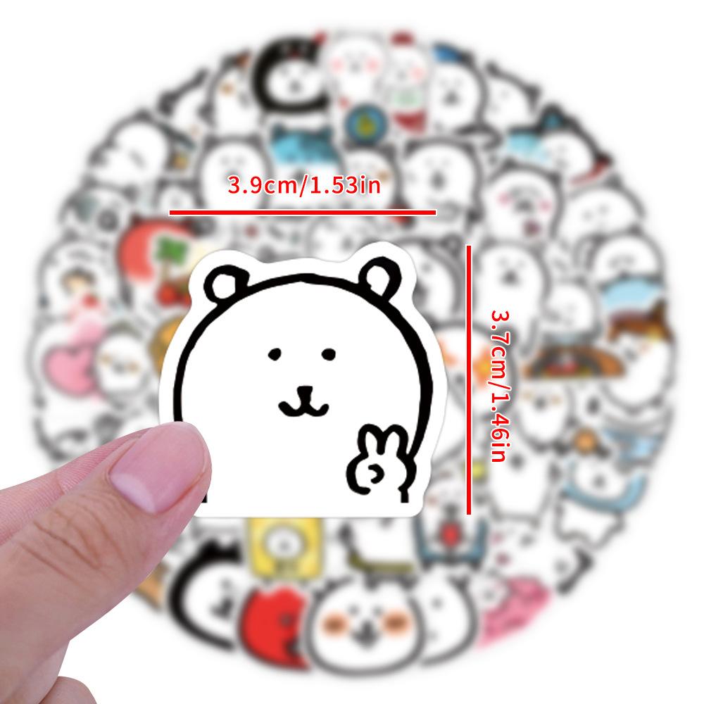 105 Новых Самоироничных Мультяшных Наклеек Граффити Медведь Украшают Холодильник Скейтборд DIY Персонализированные Наклейки