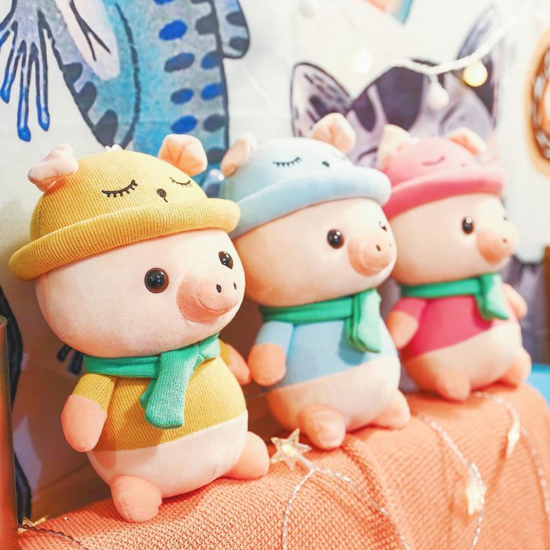 Модная 25 см кукла-свинка, милая подушка-свинка, мультяшная кукла-свинка, подарок на день рождения для дочки