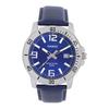 Часы Enticer Blue Leather Band Blue Dial Casual Analog Sporty MTP-VD01L-2BV для мужчин