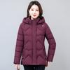 Foreign Mother Winter Down Cotton Cotton Jacket Women's Short Waist Thin Cotton-padded Jacket Middle-aged and Elderly Thickened Padded Jacket