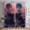 Кухонные шторы для гостиной Шторы Re-zero Хэллоуинская декорация Тюль для спальни Блэкаут шторы 2 штуки Шторы Камера