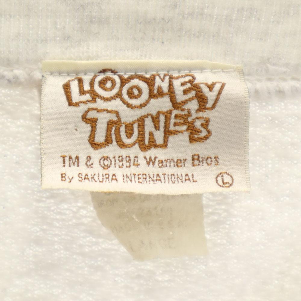 Looney Tunes 90-е годы Старый Warner Brothers сделано в США Свитшот с длинным рукавом Мужской Б/У
